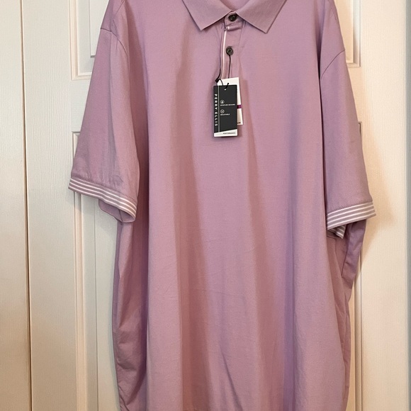 Perry Ellis Lavender Polo Shirt - Picture 1 of 6